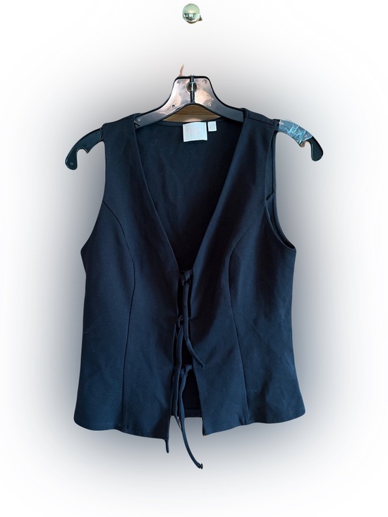 GLG Tops - Vintage GLG black tie front vest Classic size large
